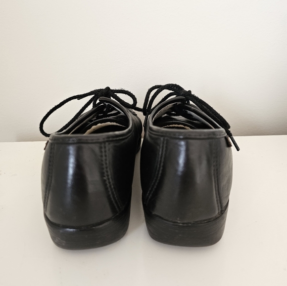SAS Black Leather Lace-Up Shoes Size 8 Hand Sewn Siesta Comfort Loafer - Picture 5 of 6